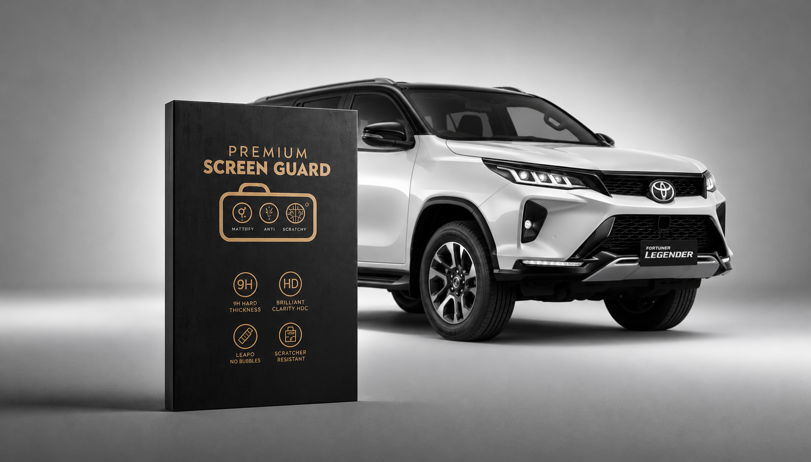 PREMIUM SCREEN GUARD FOR TOYOTA FORTUNER LEGENDER
